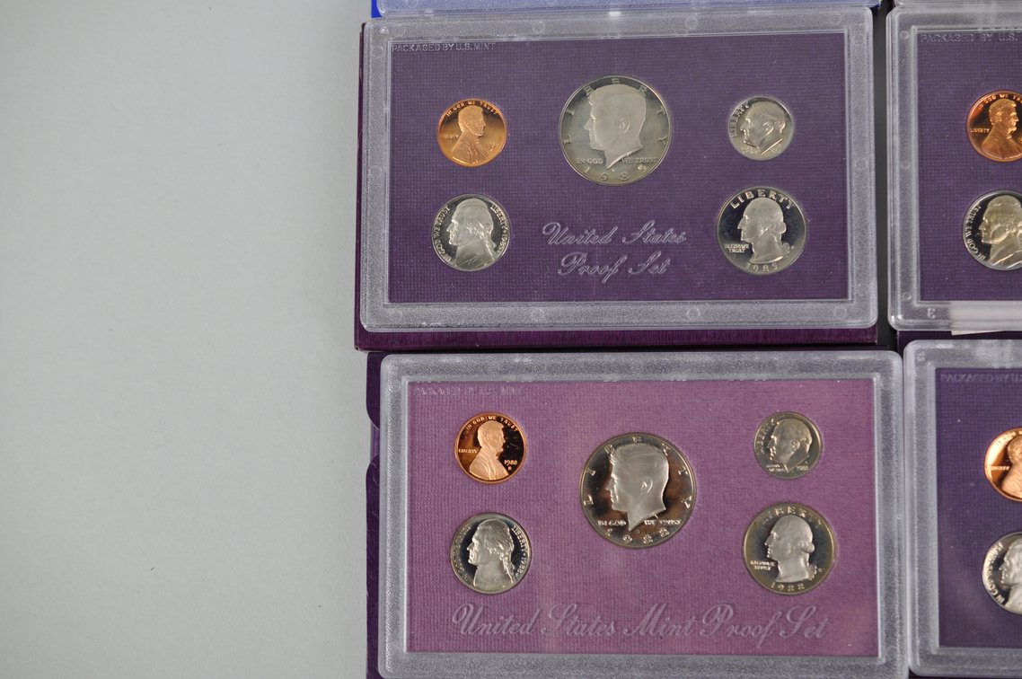 US Proof Sets 1983 to 1988, photo 4 of 11