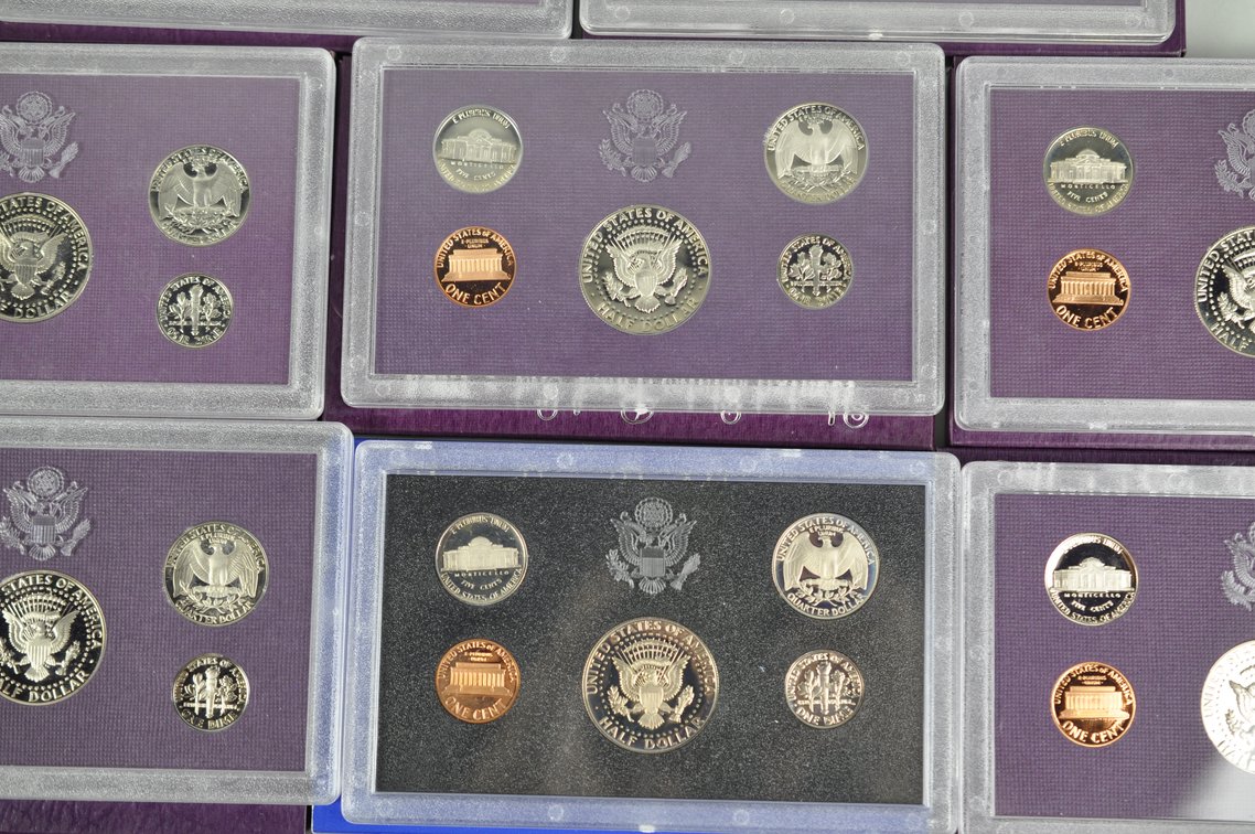 US Proof Sets 1983 to 1990, photo 12 of 13