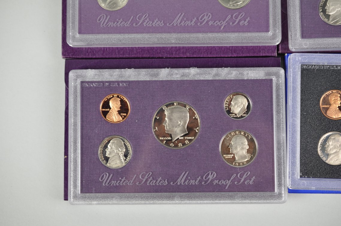 US Proof Sets 1983 to 1990, photo 5 of 13