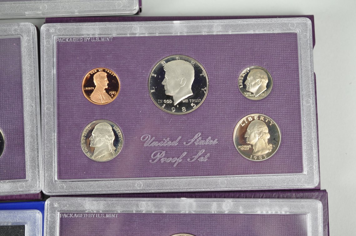 US Proof Sets 1983 to 1990, photo 7 of 13