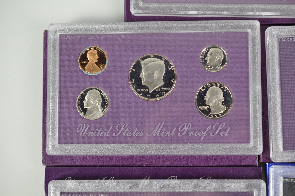 US Proof Sets 1983 to 1990, photo 4 of 13