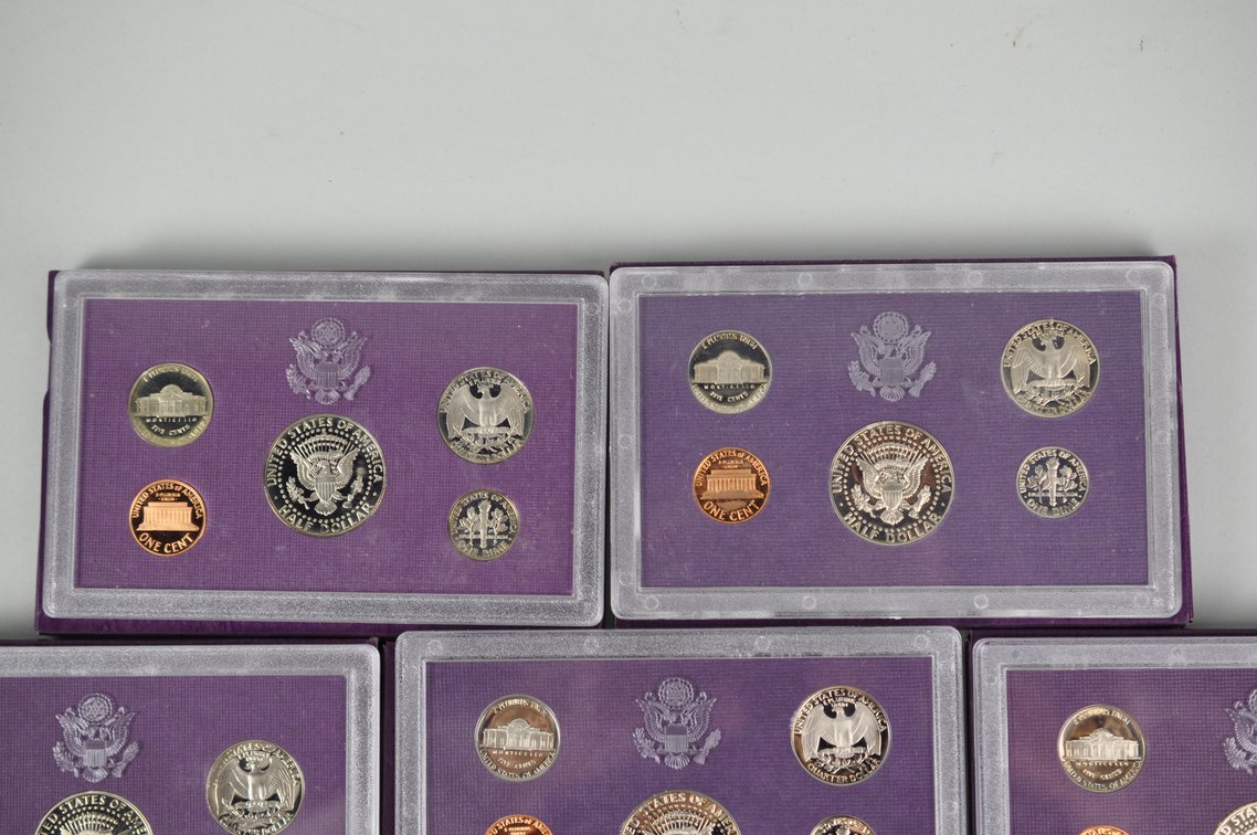 US Proof Sets 1983 to 1990, photo 10 of 13