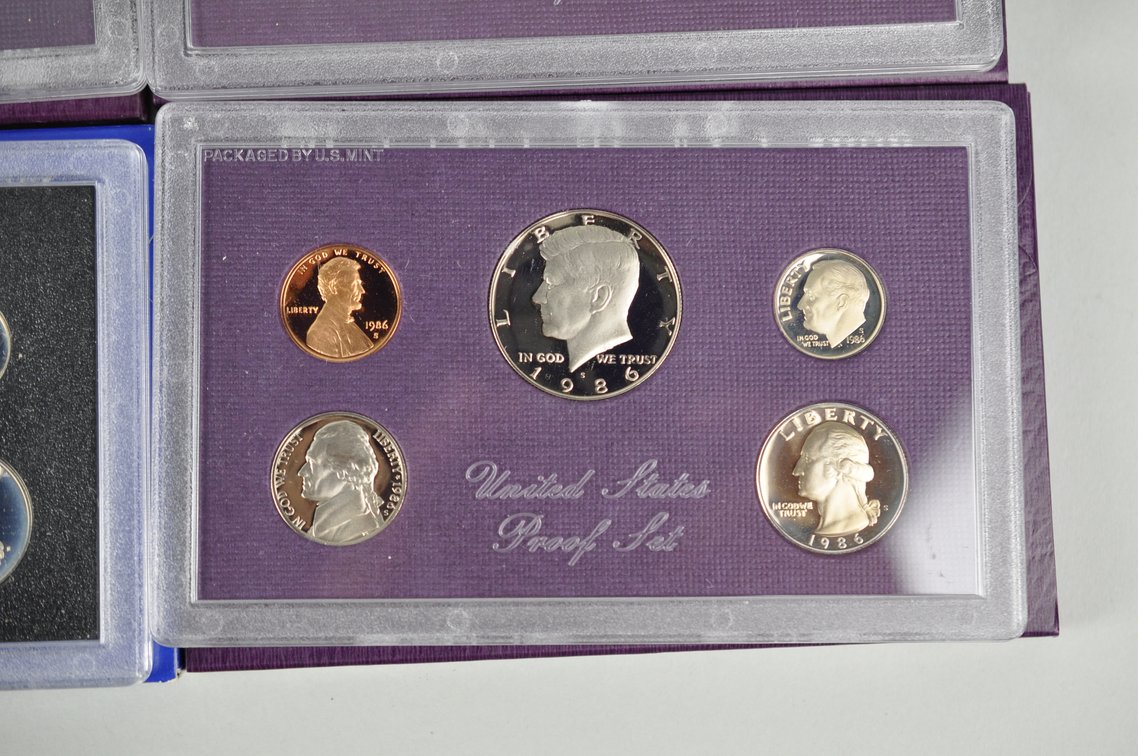 US Proof Sets 1983 to 1990, photo 8 of 13