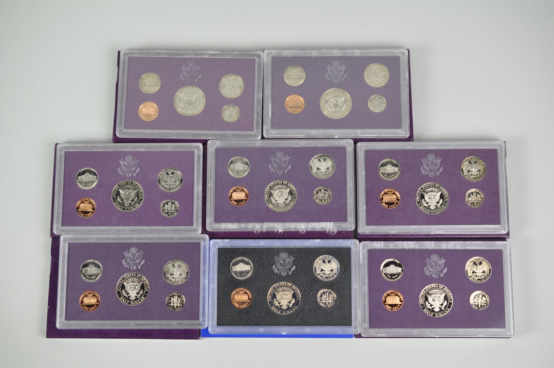 US Proof Sets 1983 to 1990, photo 9 of 13