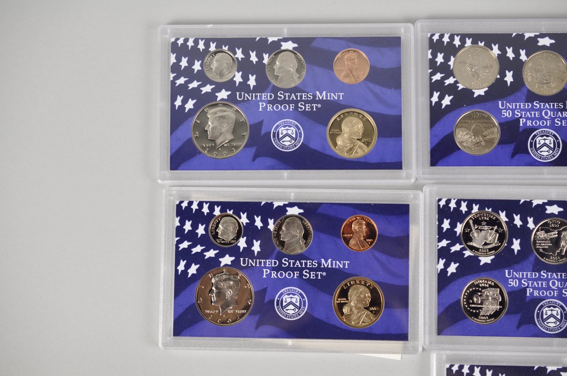 US Proof Sets 1999 to 2003, photo 3 of 11