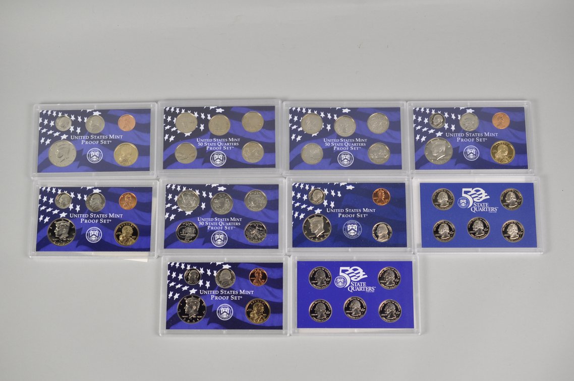 US Proof Sets 1999 to 2003, photo 2 of 11