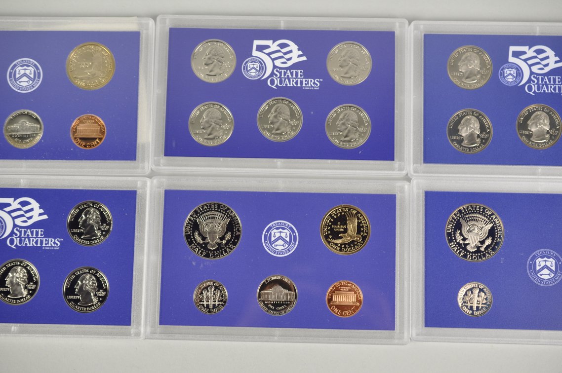 US Proof Sets 1999 to 2002, photo 11 of 12