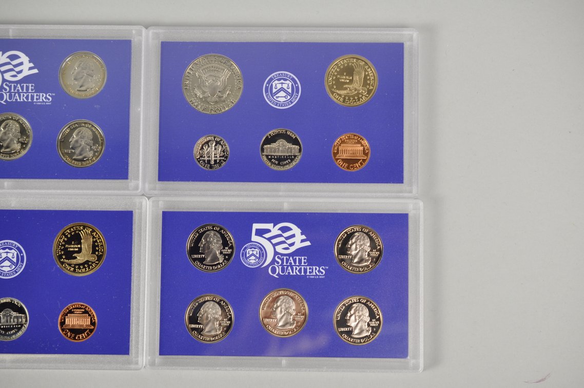 US Proof Sets 1999 to 2002, photo 11 of 11