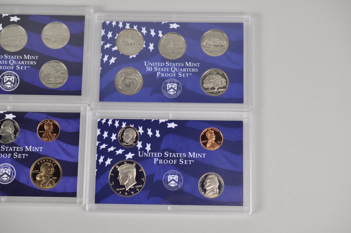 US Proof Sets 1999 to 2002, photo 6 of 12
