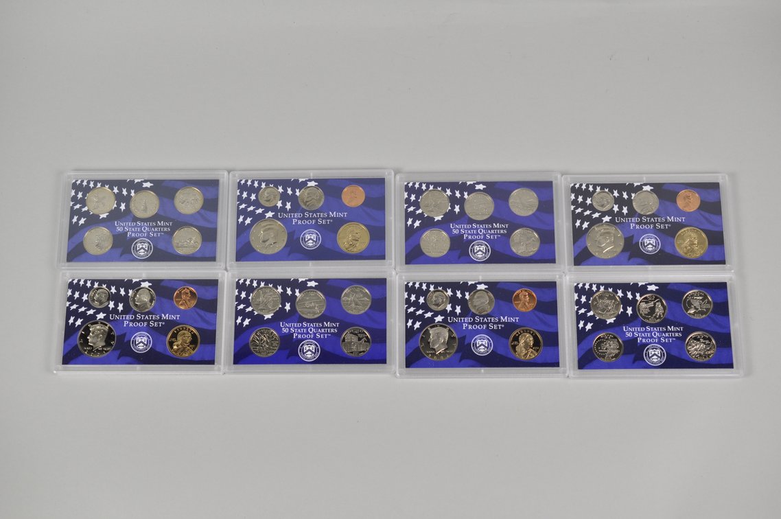 US Proof Sets 2000, 2001 x2, and 2002, photo 2 of 11