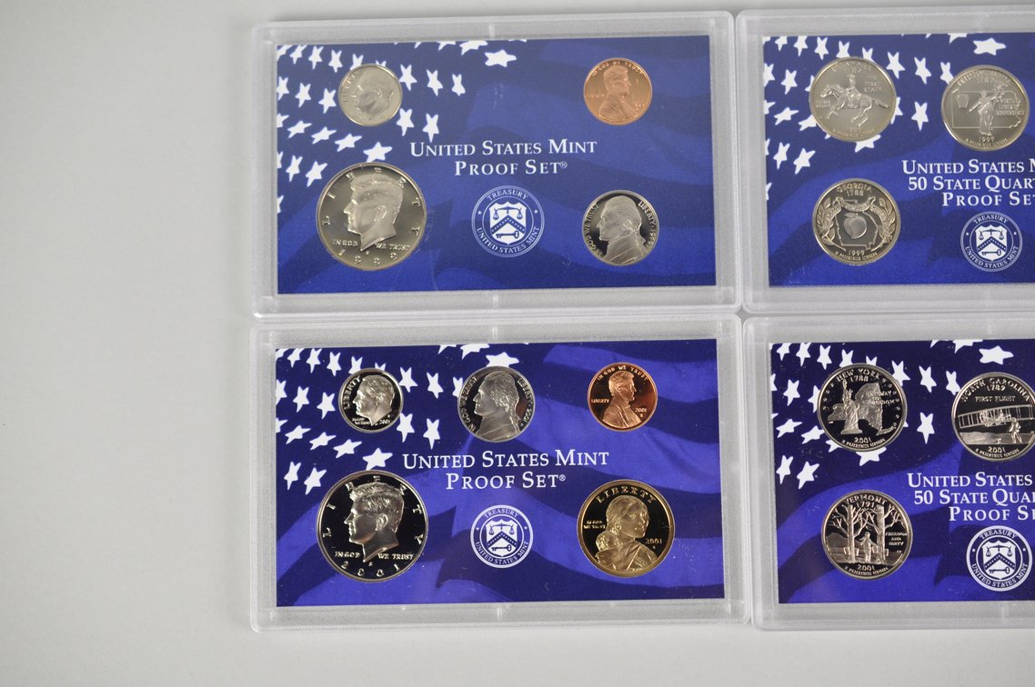 US Proof Sets 1999 to 2002, photo 3 of 11