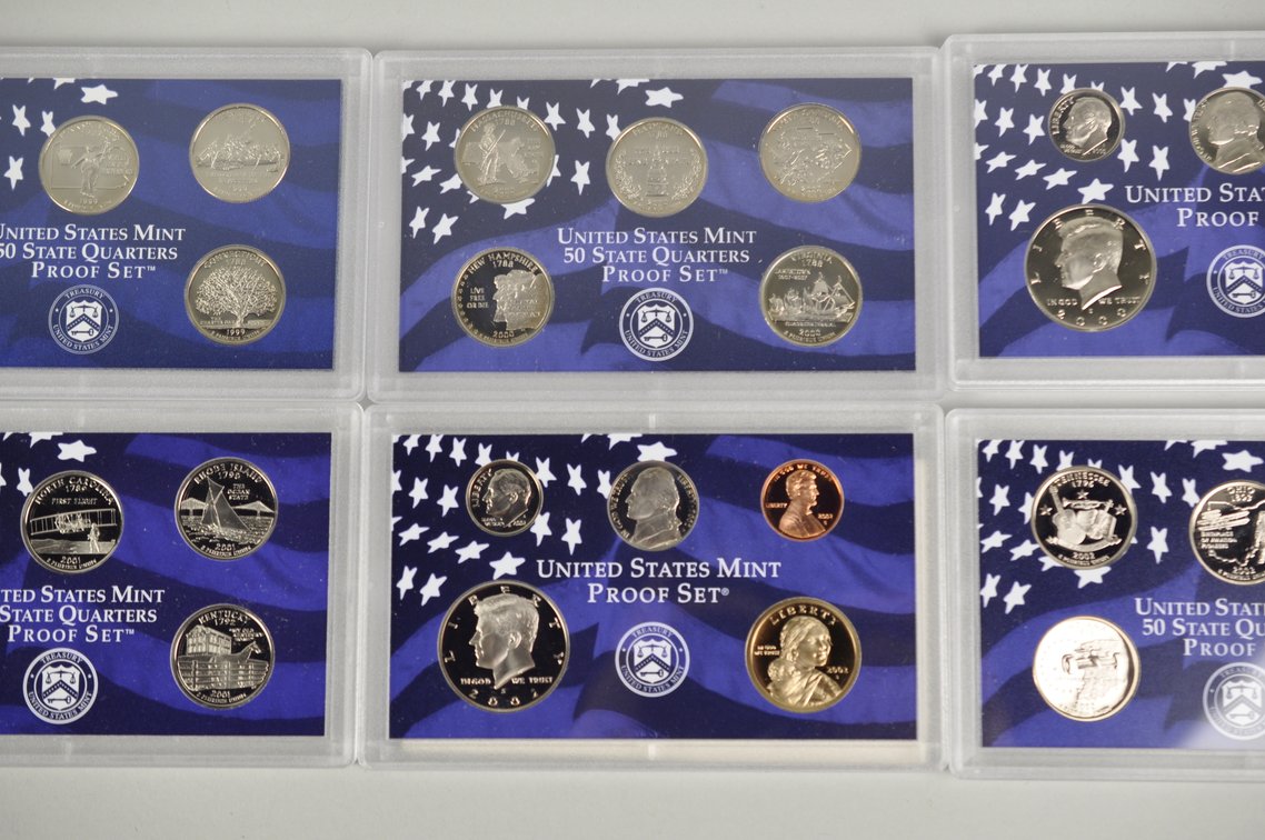 US Proof Sets 1999 to 2002, photo 5 of 11
