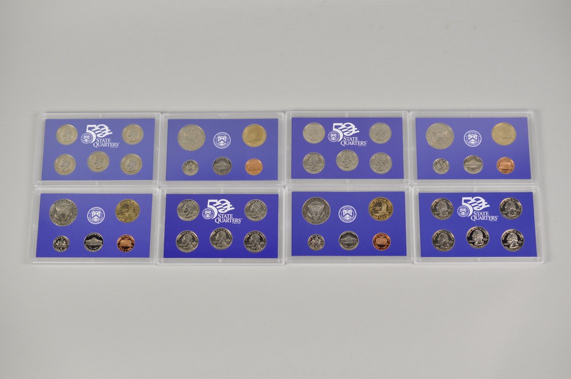 US Proof Sets 2000, 2001 x2, and 2002, photo 7 of 11
