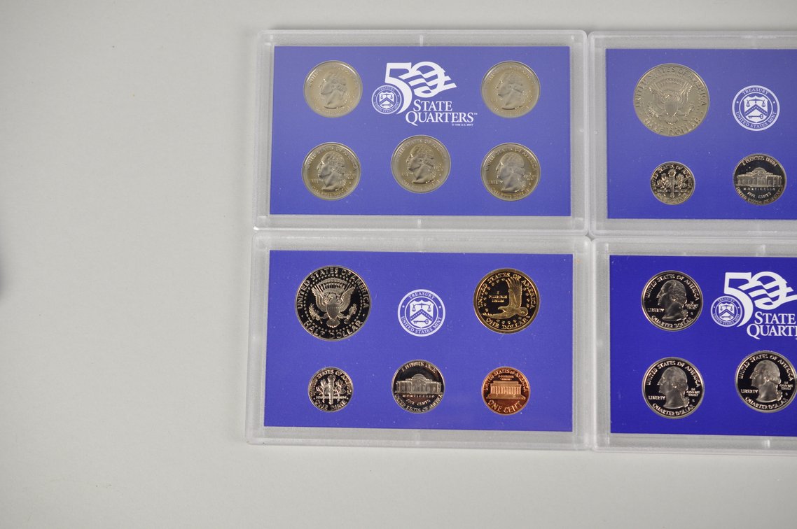 US Proof Sets 2000, 2001 x2, and 2002, photo 8 of 11