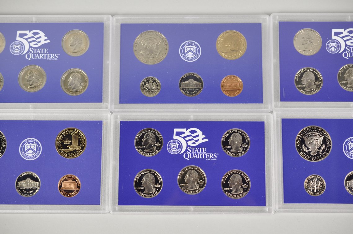 US Proof Sets 2000, 2001 x2, and 2002, photo 9 of 11