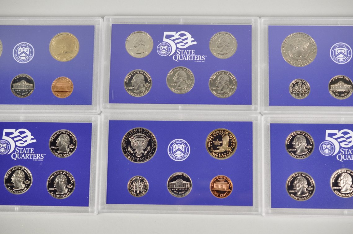 US Proof Sets 2000, 2001 x2, and 2002, photo 10 of 11
