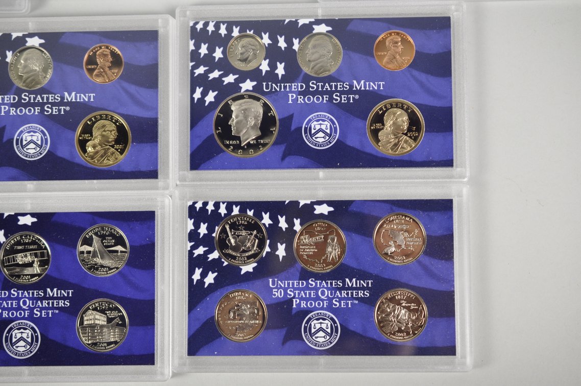 US Proof Sets 1999 to 2002, photo 7 of 13
