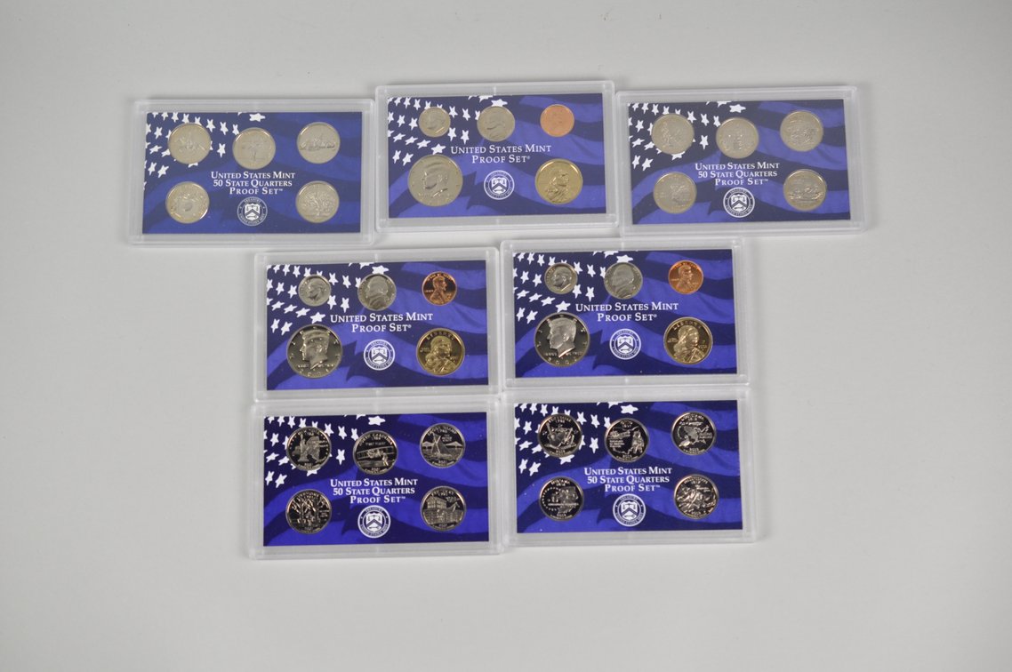 US Proof Sets 1999 to 2002, photo 2 of 13