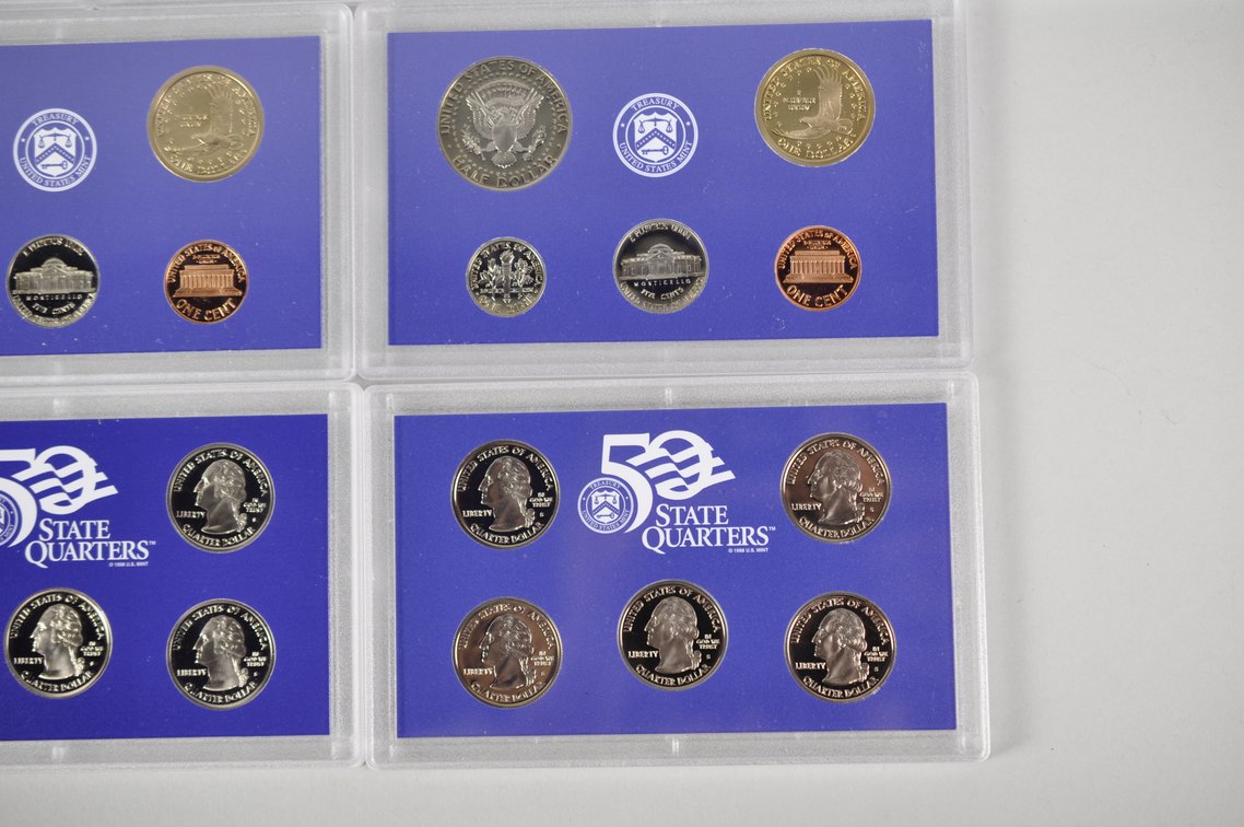 US Proof Sets 1999 to 2002, photo 13 of 13