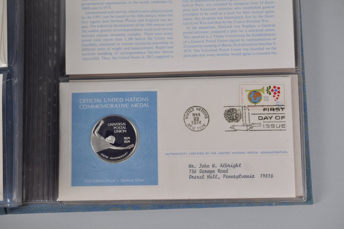 Commemorative Medals and Tokens with Postal Notes in Binders, photo 12 of 16