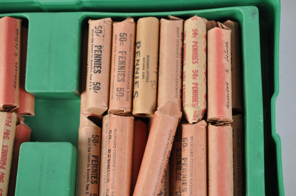 Wheat and Lincoln Cent Rolls Inside a Monster Box Shell, photo 12 of 12