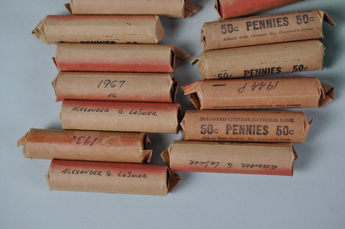 Wheat and Lincoln Cent Rolls Inside a Monster Box Shell, photo 7 of 12