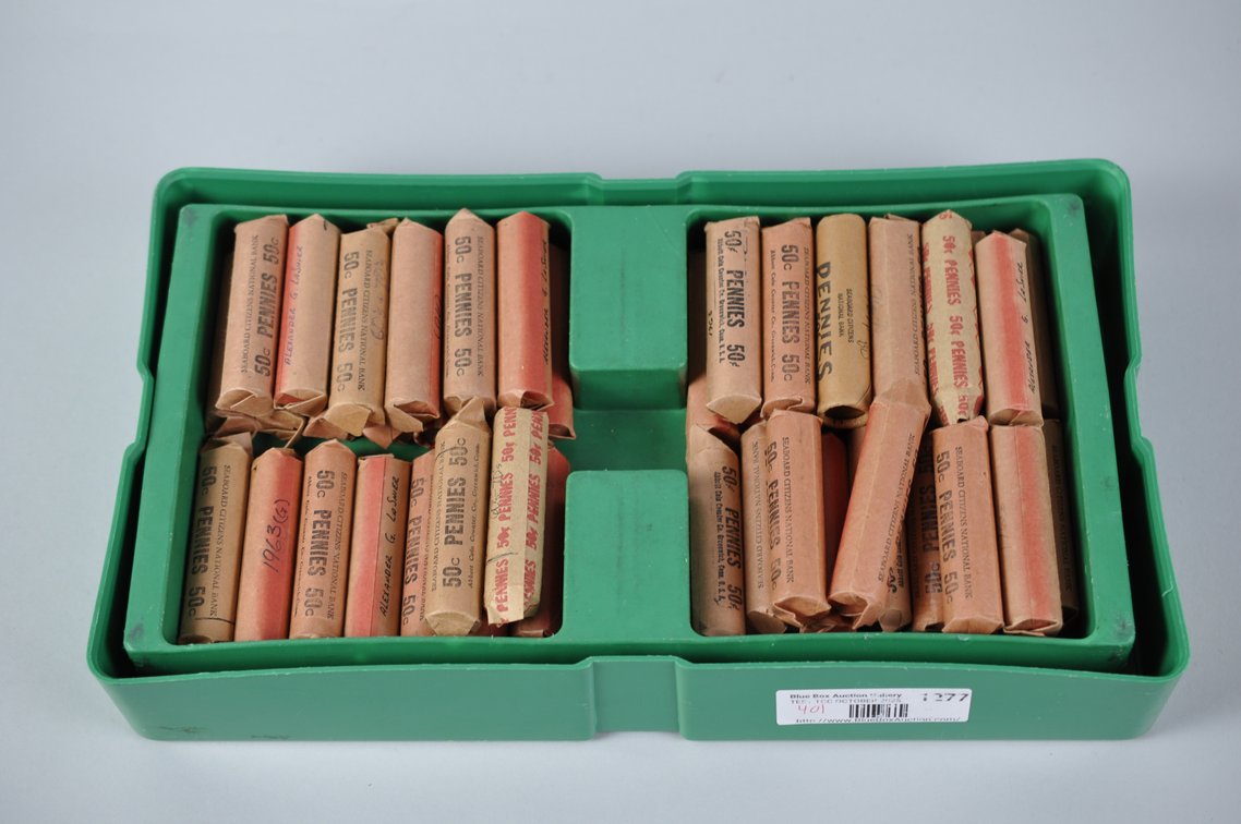 Wheat and Lincoln Cent Rolls Inside a Monster Box Shell, photo 9 of 12