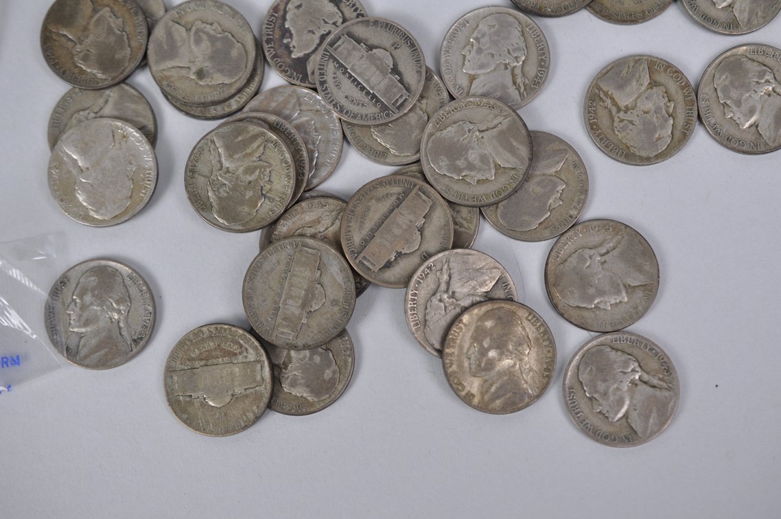 Collection of Silver Wartime Jefferson Nickels, photo 12 of 17