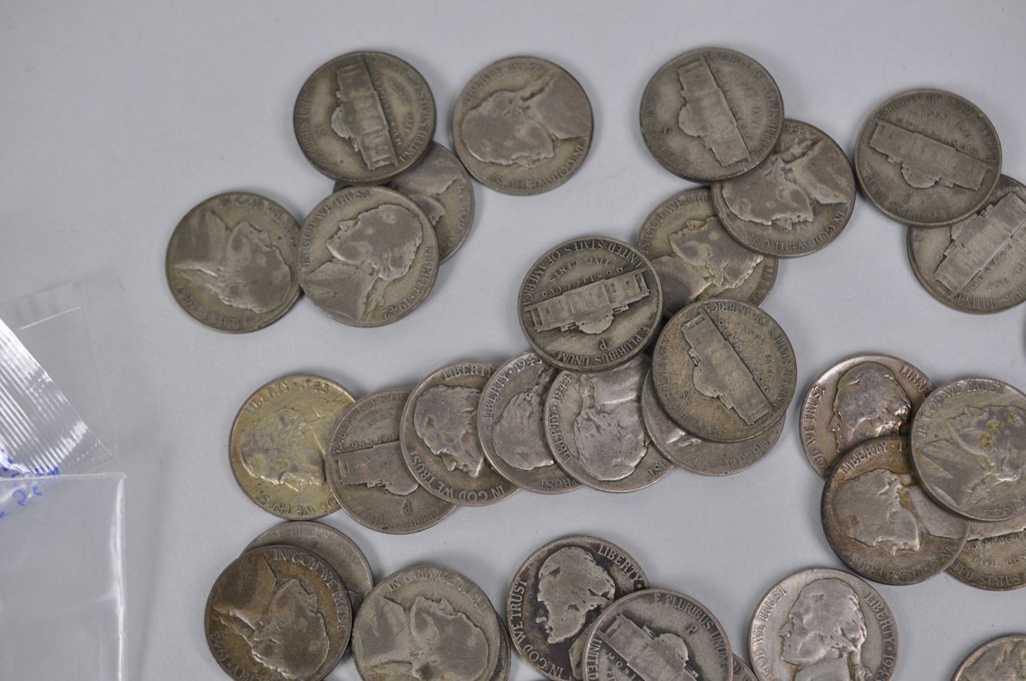 Collection of Silver Wartime Jefferson Nickels, photo 14 of 17