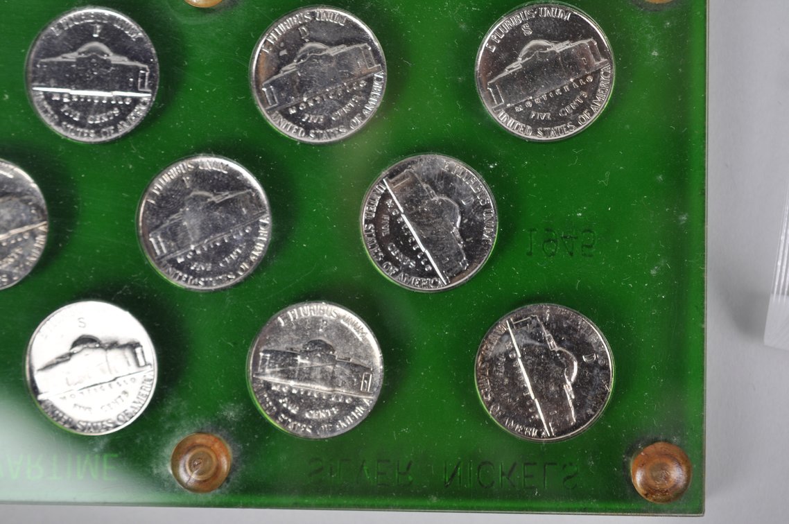 Collection of Silver Wartime Jefferson Nickels, photo 9 of 17