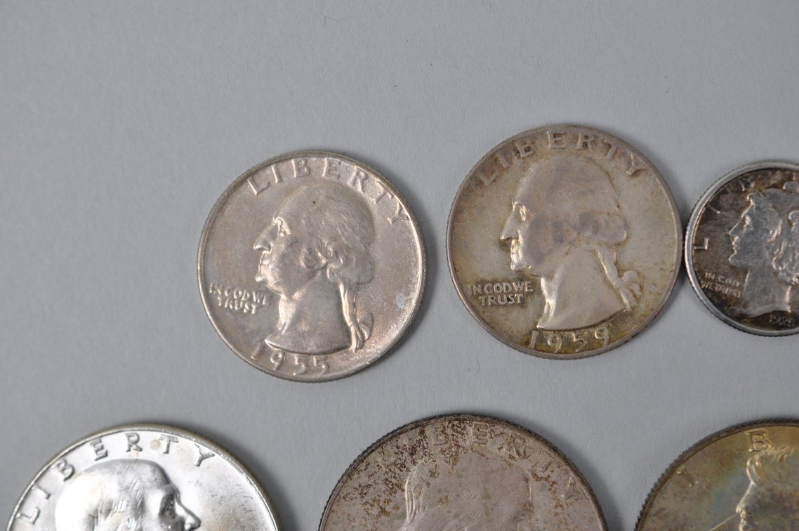 Assorted US Silver Coins, photo 2 of 10