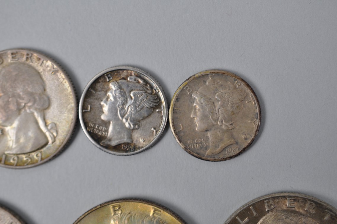 Assorted US Silver Coins, photo 3 of 10