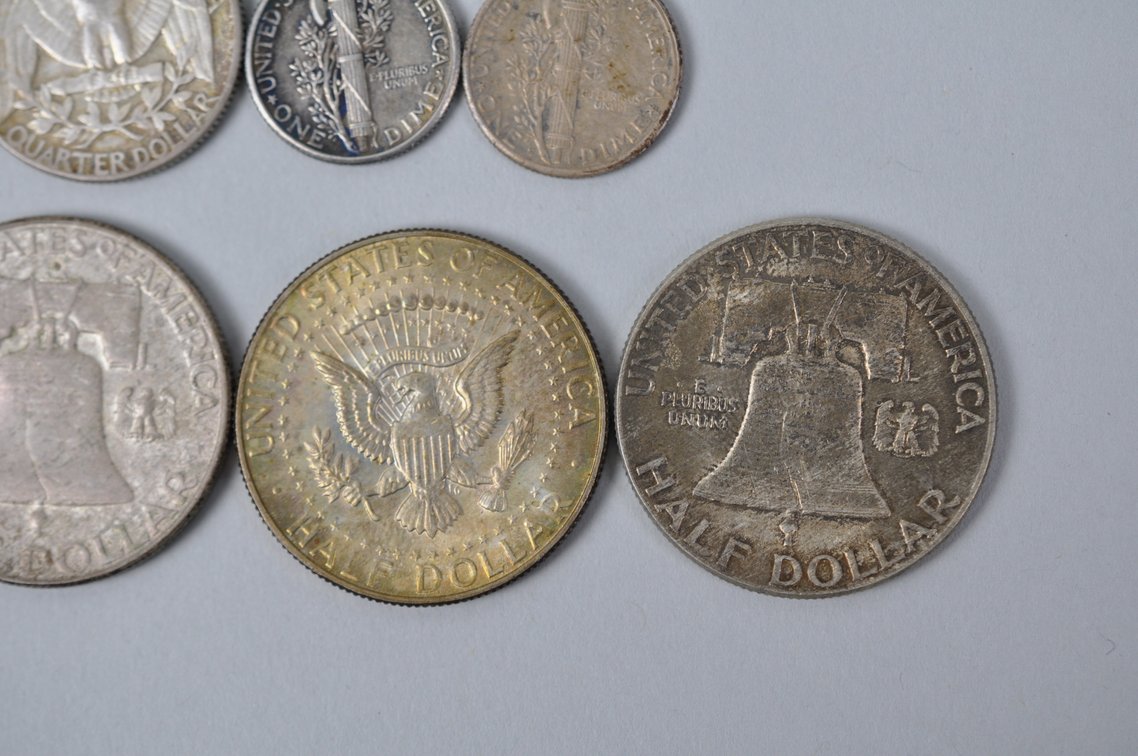 Assorted US Silver Coins, photo 10 of 10