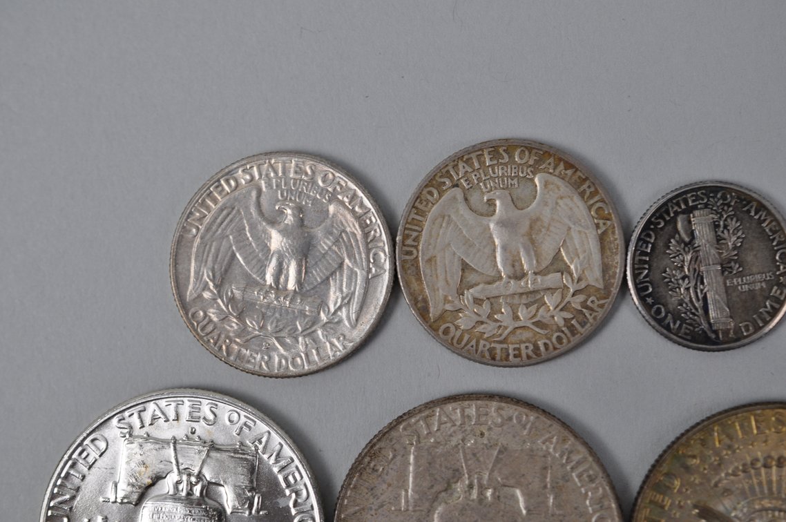 Assorted US Silver Coins, photo 7 of 10