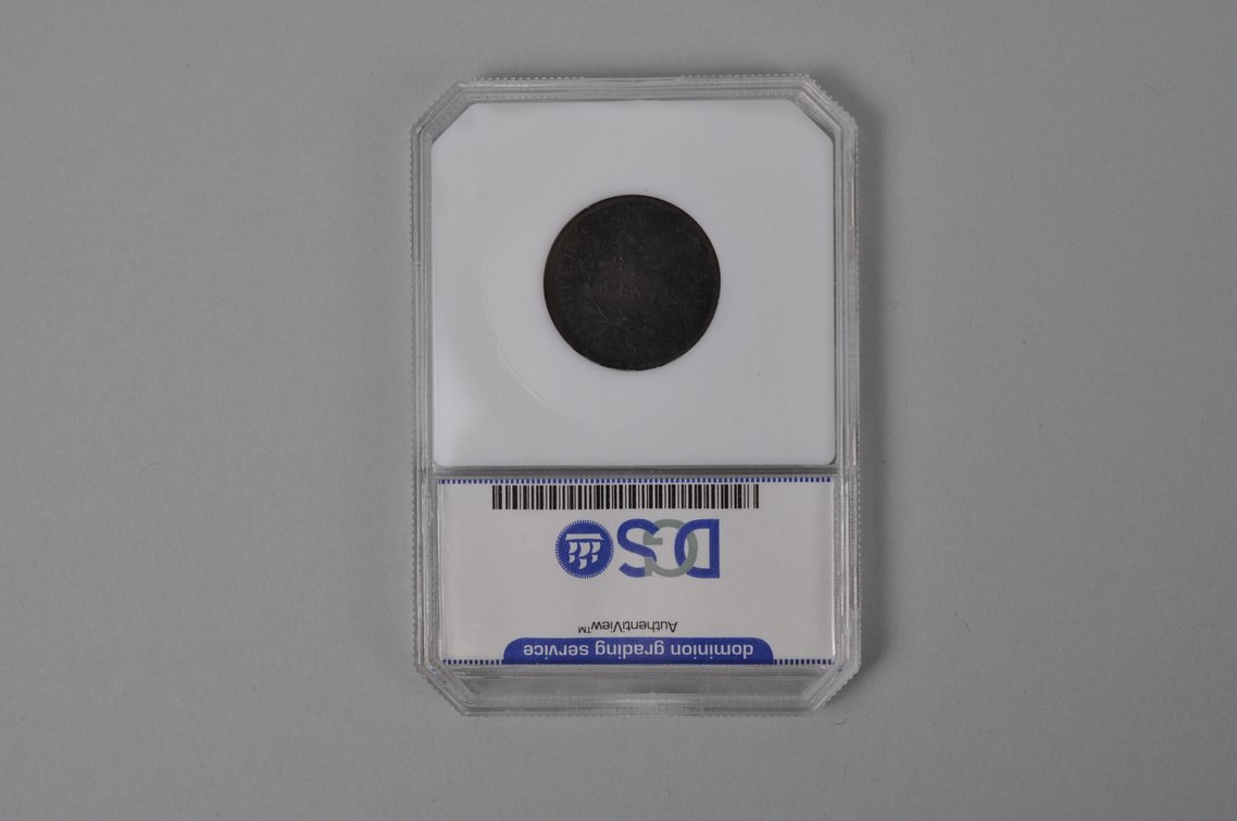 1805 Draped Bust Half Cent VG8 Large Five Stems Env. Dm. Corroded PCGS, photo 5 of 7