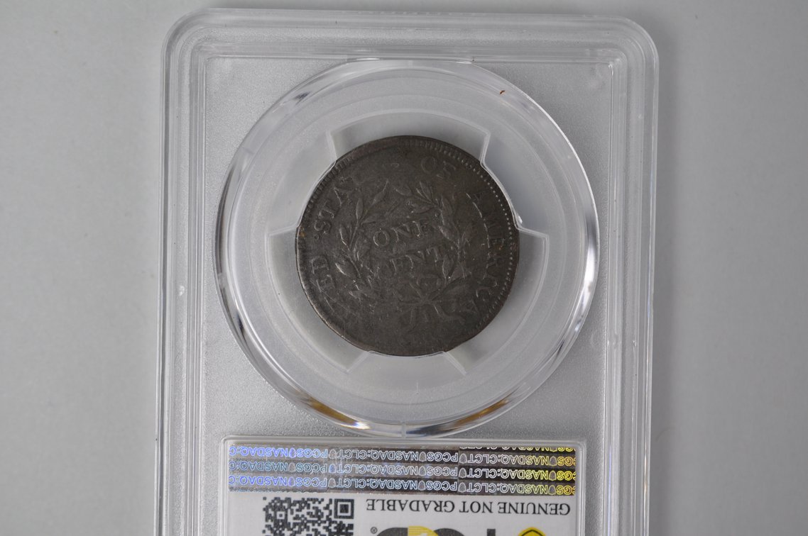 1797 Draped Bust Cent Rev97 Stems Bent VG Detail PCGS, photo 5 of 5