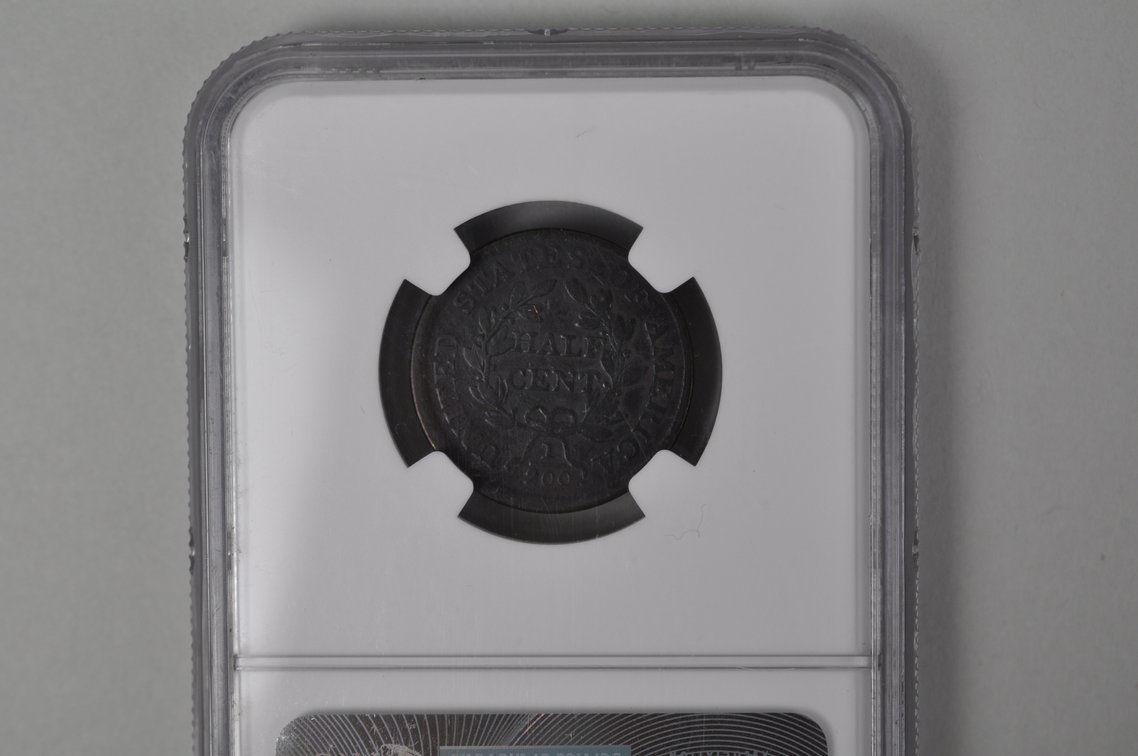 1804 Draped Bust Half Cent VG Details Cleaned, photo 6 of 7