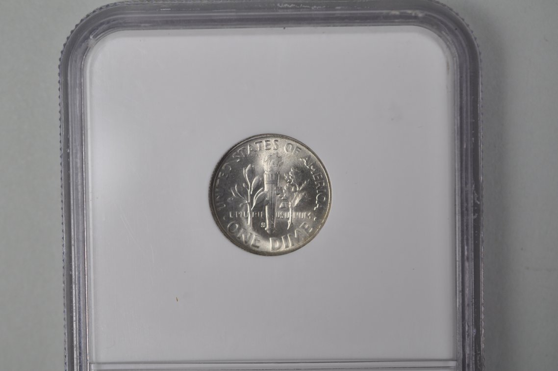 1948S Roosevelt Dime MS67 NGC, 1968D Washington Quarter PCGS MS65, photo 10 of 10