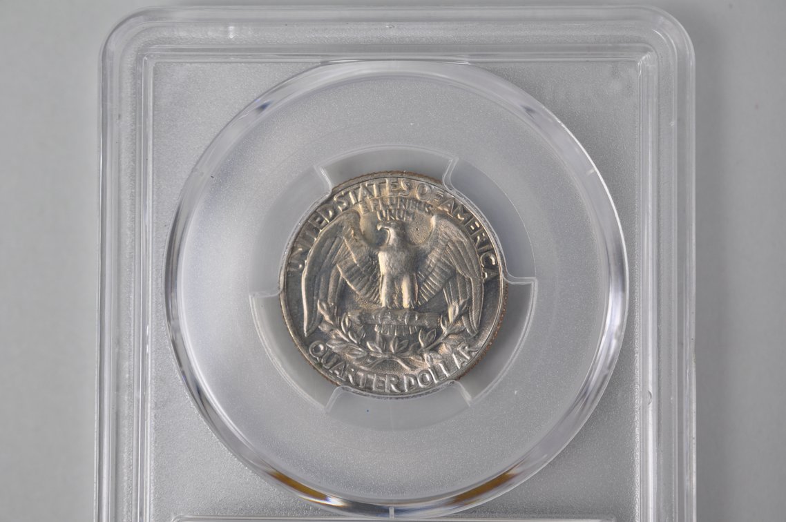 1948S Roosevelt Dime MS67 NGC, 1968D Washington Quarter PCGS MS65, photo 6 of 10