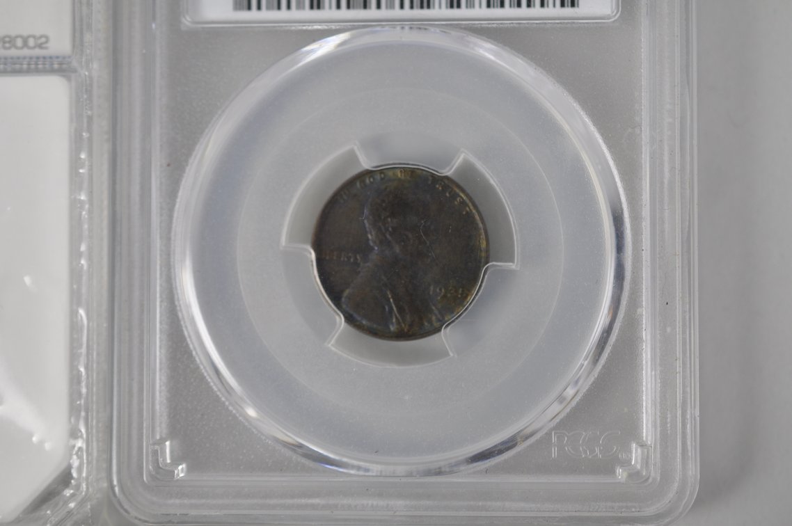 1935 1C PCGS MS63BN, 1904 1C DGS AU58, 1905 1C PCGS Gen. AU Detail Pol, 1935 1C PCGS MS63BN, photo 9 of 14