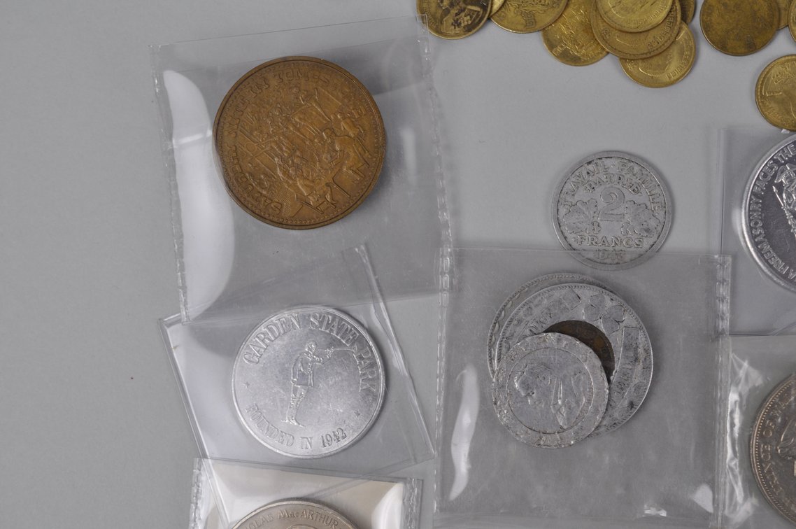 Assorted Collection of World Coins and Tokens, photo 11 of 17