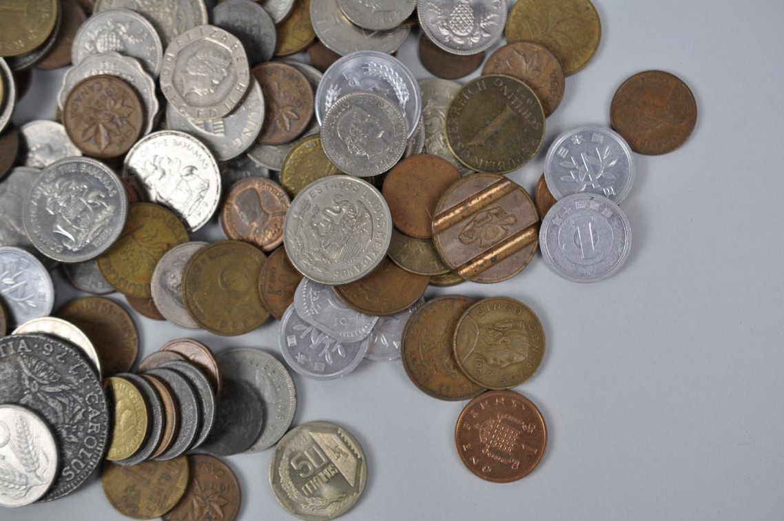 Assorted Collection of World Coins and Tokens, photo 3 of 17