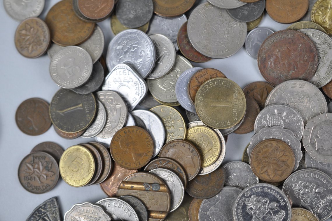 Assorted Collection of World Coins and Tokens, photo 6 of 17