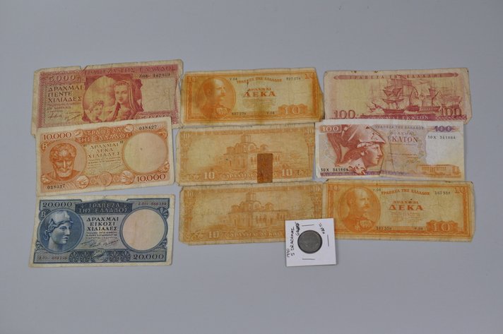 Assortment of Old Banknotes