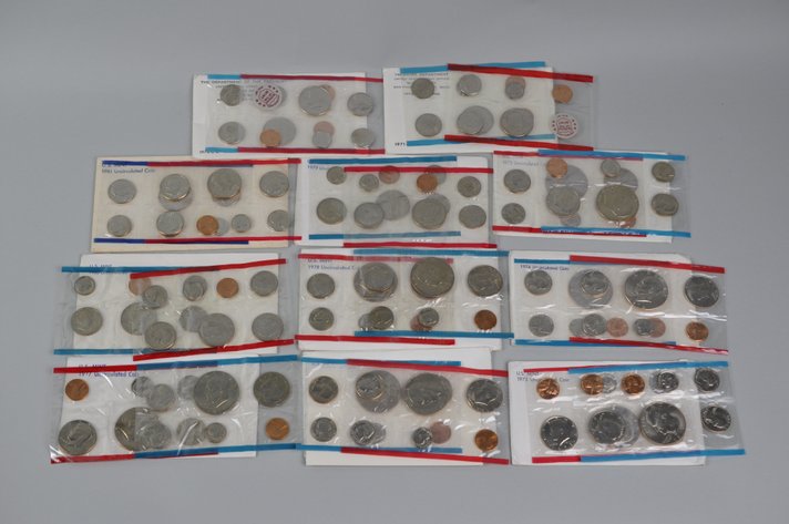 Uncirculated Coin Sets 1971-1981
