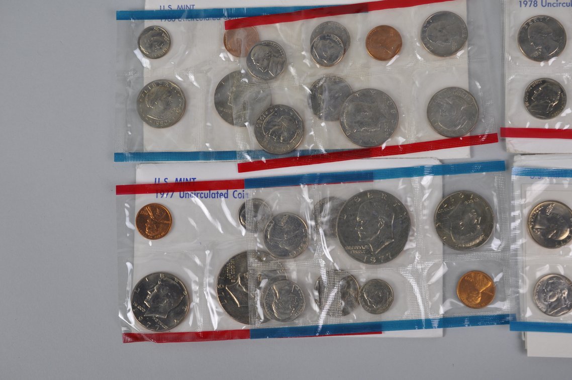 Uncirculated Coin Sets 1971-1981, photo 2 of 18