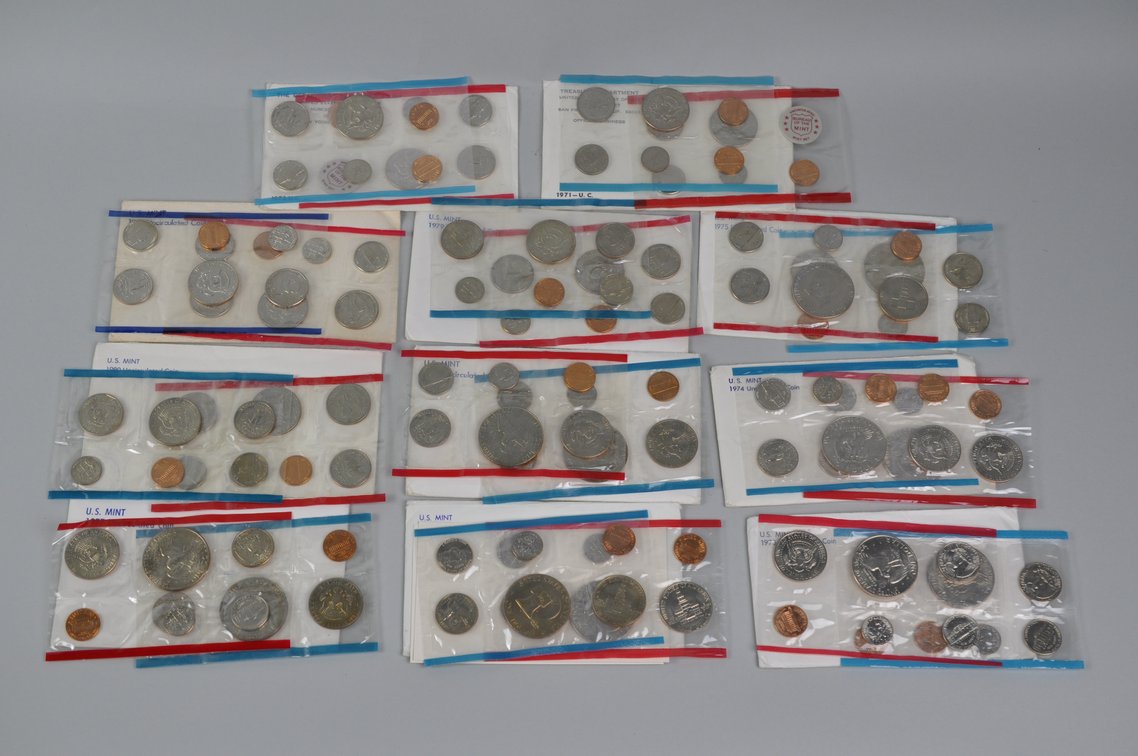 Uncirculated Coin Sets 1971-1981, photo 11 of 18