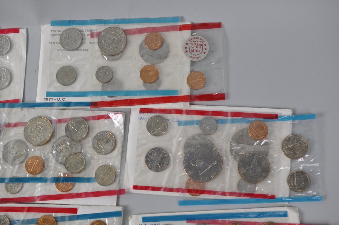 Uncirculated Coin Sets 1971-1981, photo 15 of 18