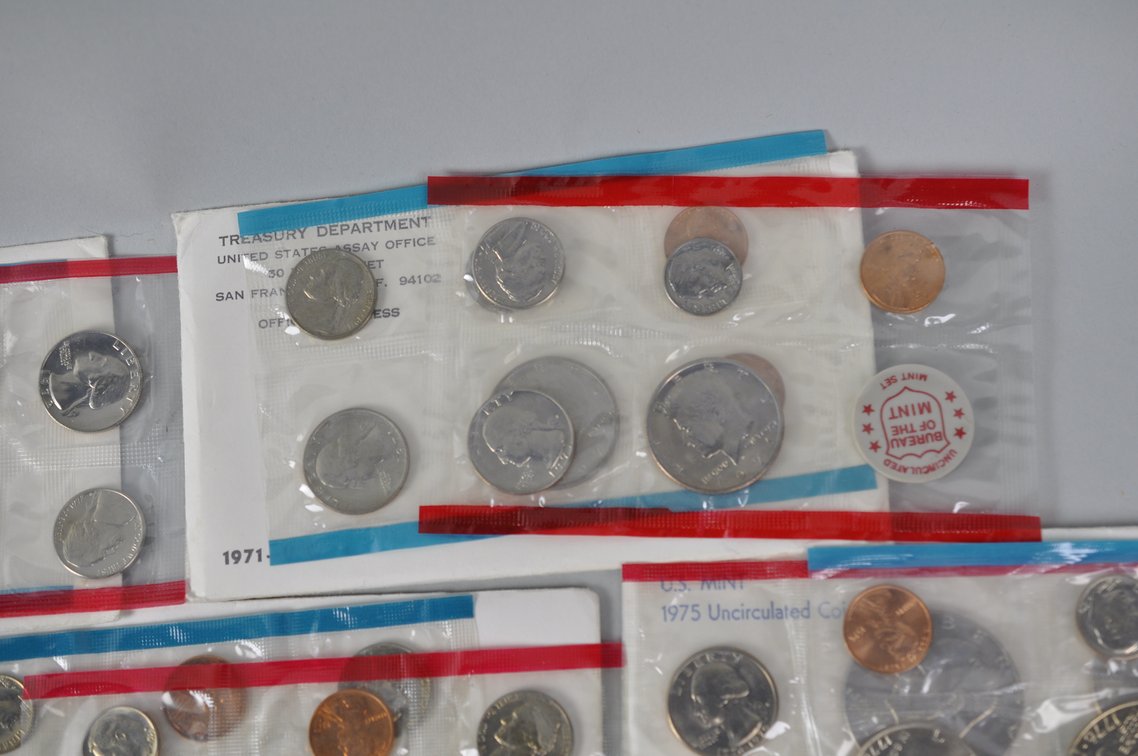 Uncirculated Coin Sets 1971-1981, photo 5 of 18