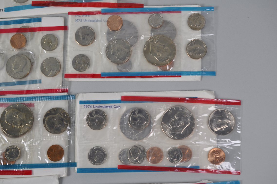 Uncirculated Coin Sets 1971-1981, photo 10 of 18